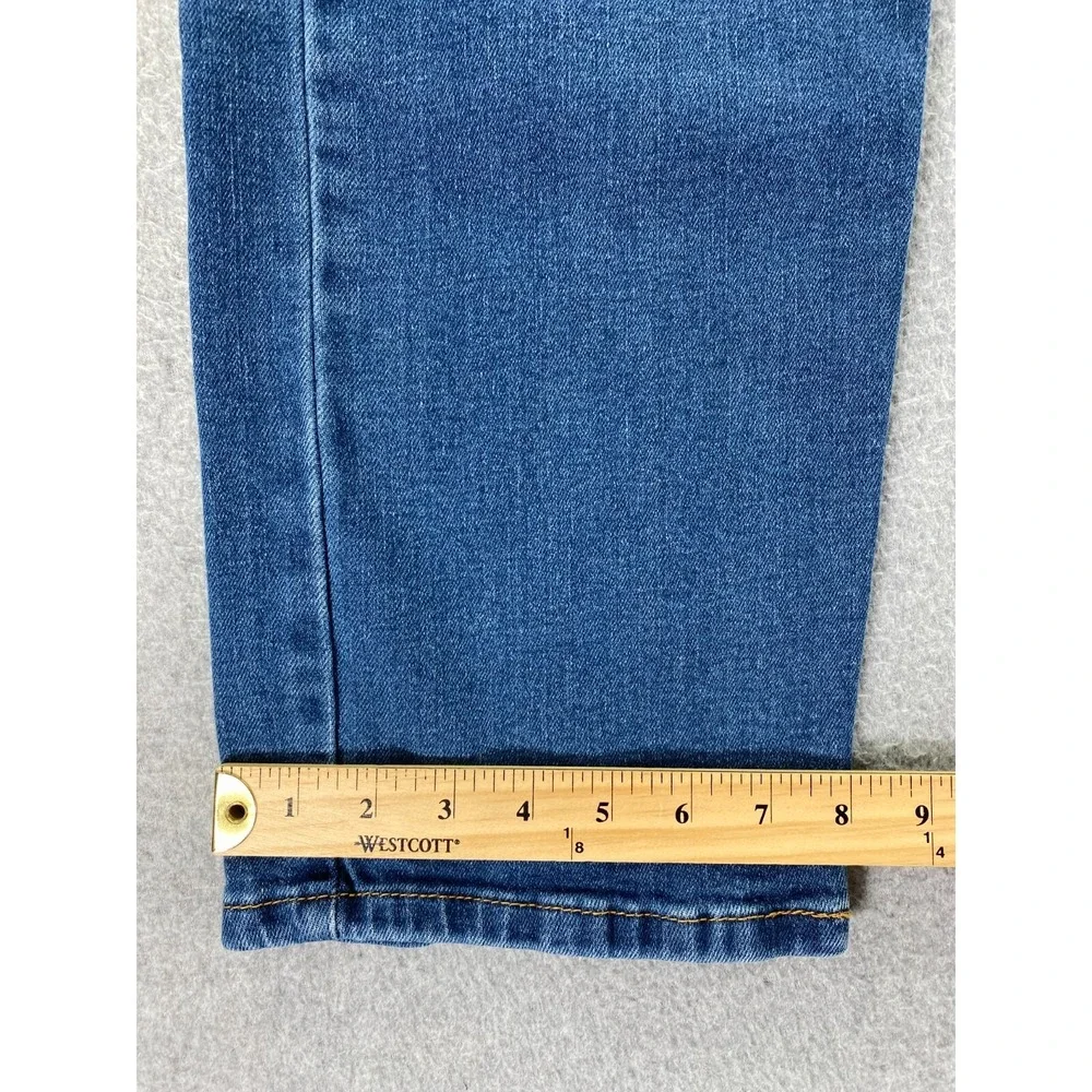 Levi's 505 Jeans Mens 38x32 Straight Regular Blue Dark Wash Measures 34x30 Ranch